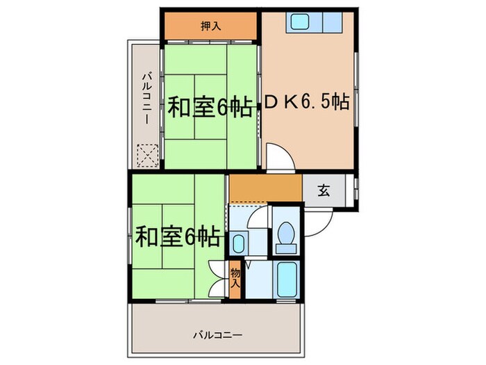 間取り図 ハイツ宗田