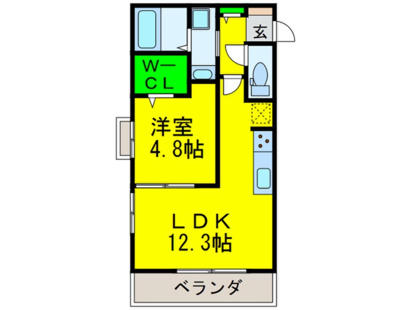 間取図 WISTERIA PLACE SOUTH