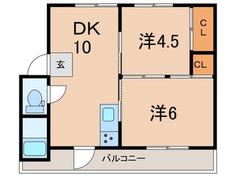 間取図 ナナミール西明石クラシコ