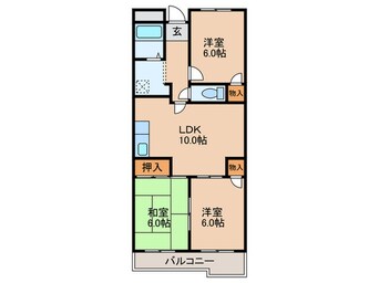 間取図 ハイツ南久宝寺