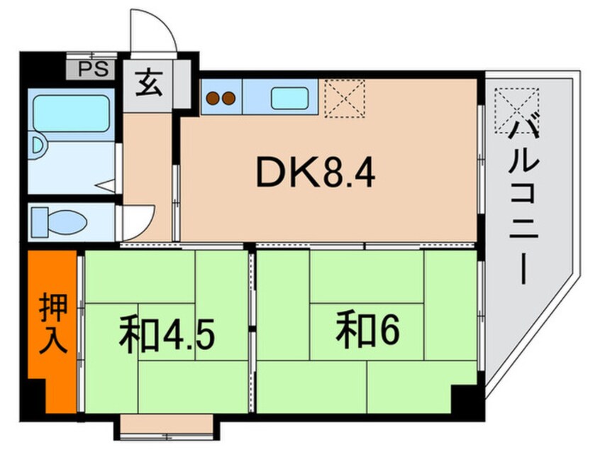 間取図 ラセーヌ六甲