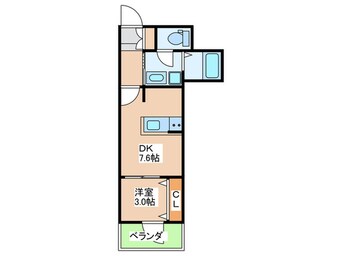 間取図 ＲＪＲプレシア南堀江