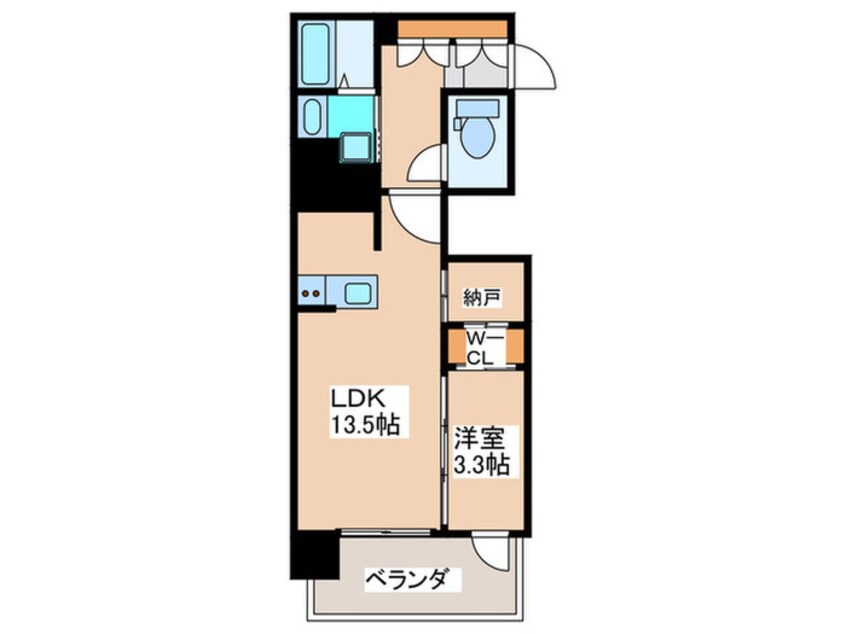 間取図 ＲＪＲプレシア南堀江