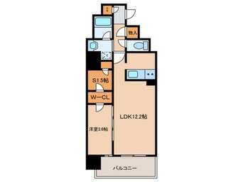 間取図 ＲＪＲプレシア南堀江