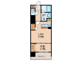 間取図 ＲＪＲプレシア南堀江