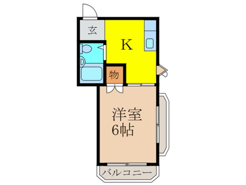 間取図 住吉サンシャイン