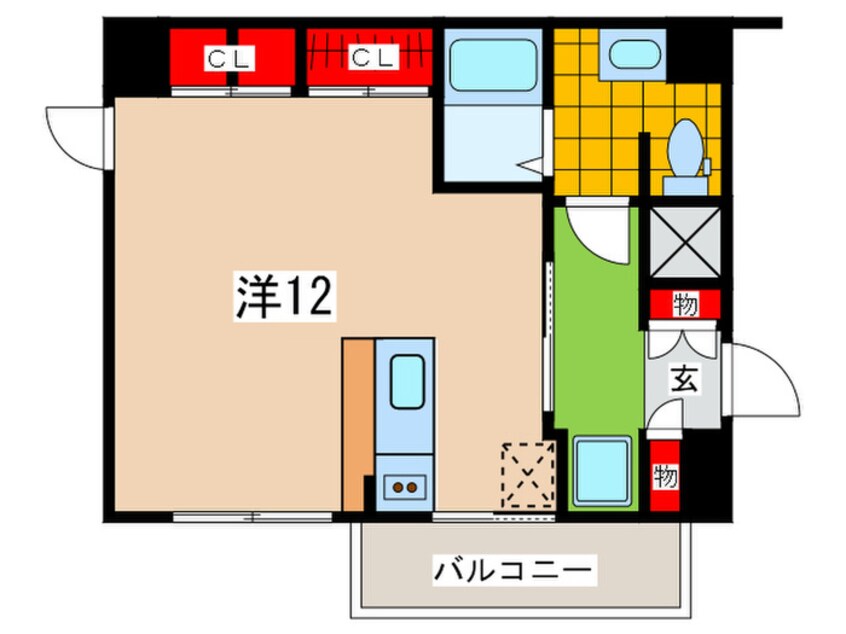 間取図 メゾン夕陽ヶ丘