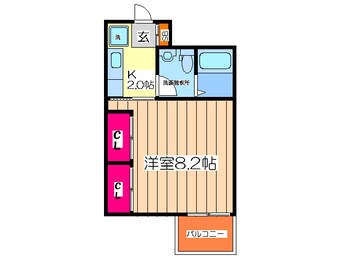 間取図 メゾン夕陽ヶ丘