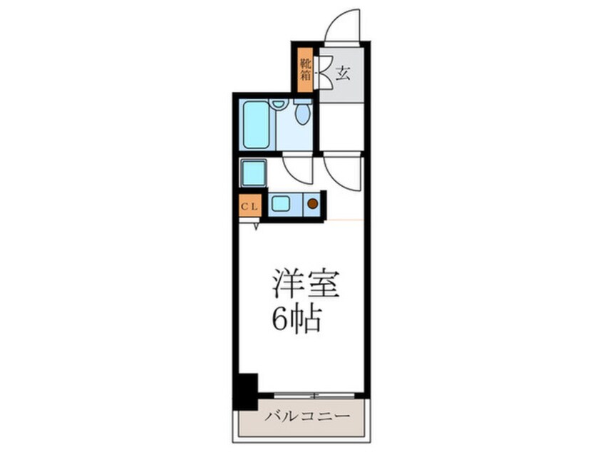 間取図 エスリ－ド四条河原町(507)