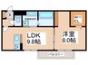 Ｄ－ＲＯＯＭ　ＮＡＮＫＡＩ 1LDKの間取り