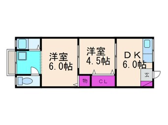 間取図 Kハイツ