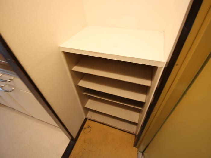 靴箱 ラベンダ－