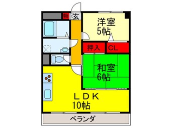 間取図 グレースコート山手町