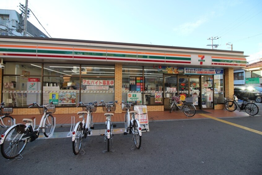 セブンイレブン大阪中加賀屋３丁目店(コンビニ)まで450m シャルムイトウ