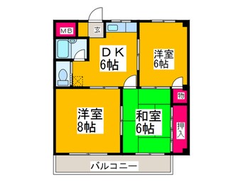 間取図 アイデイル島泉