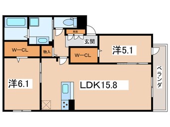 間取図 Ｆｕｔａｗａ美章園