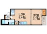 仮)森河内西1丁目計画 1LDKの間取り