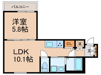 間取図 仮)森河内西1丁目計画