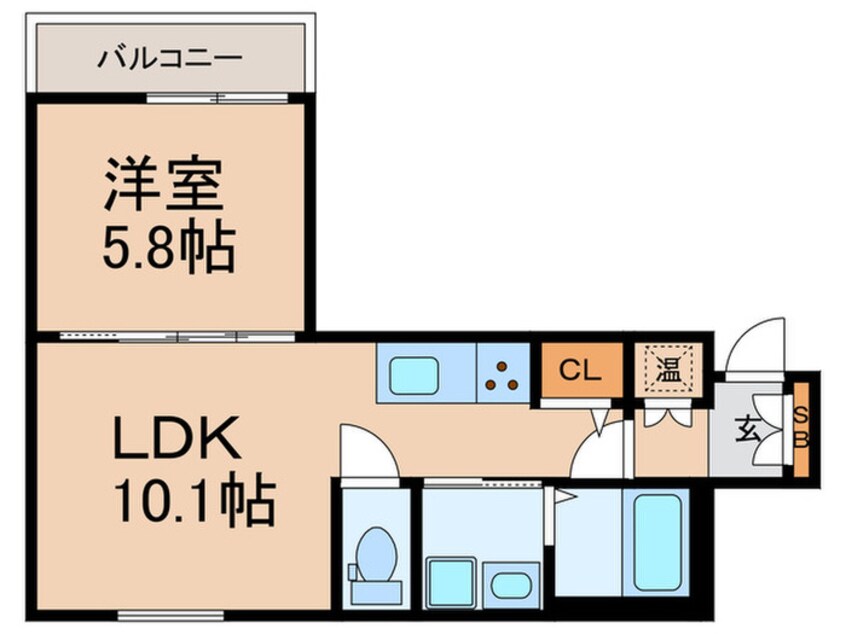 間取図 仮)森河内西1丁目計画