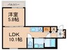 仮)森河内西1丁目計画 1LDKの間取り