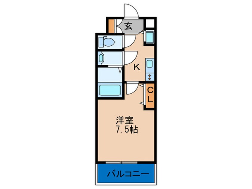 間取図 Luxe三国Ⅱ