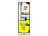 エクセラン 1LDKの間取り