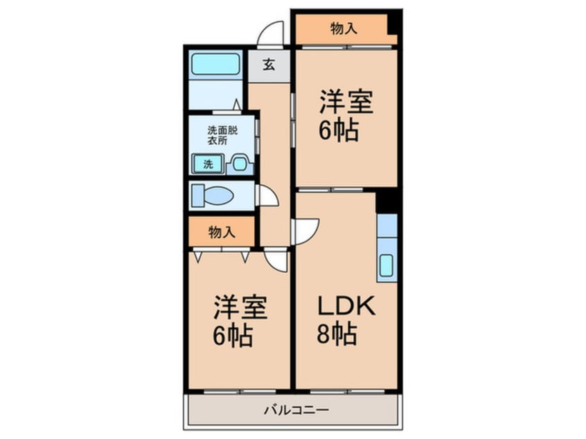 間取図 プラソーレ