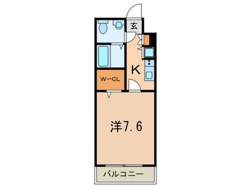 間取図 ディナスティ神戸元町通（705）