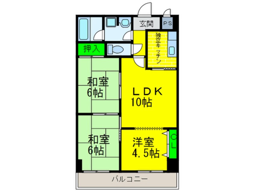 間取図 サンライズ有