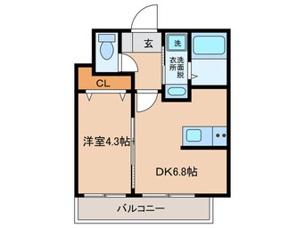 間取図 ステラウッド島泉Ⅱ