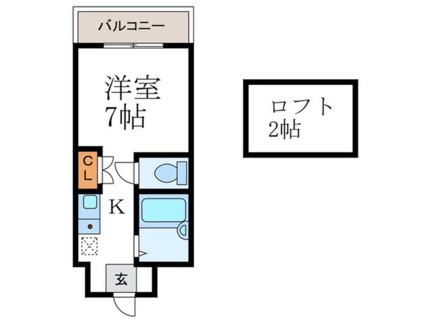 間取図 ﾒｿﾞﾝ･ﾄﾞｩ･ﾚﾃｭｰﾃﾞｨﾔﾝ浩栄