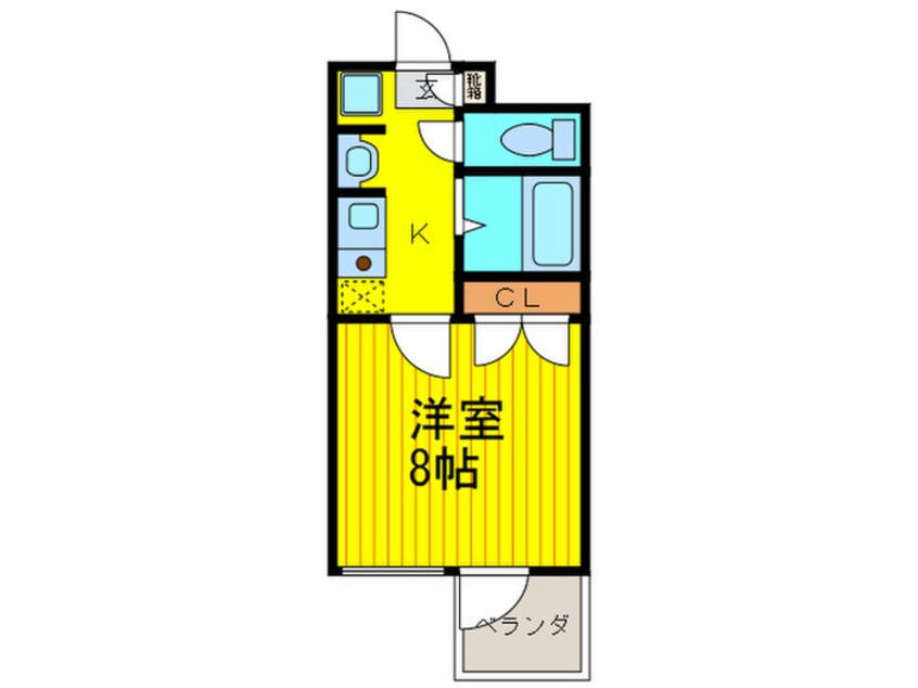 間取図 MONO･COMODO御前Ａ棟Ｂ棟