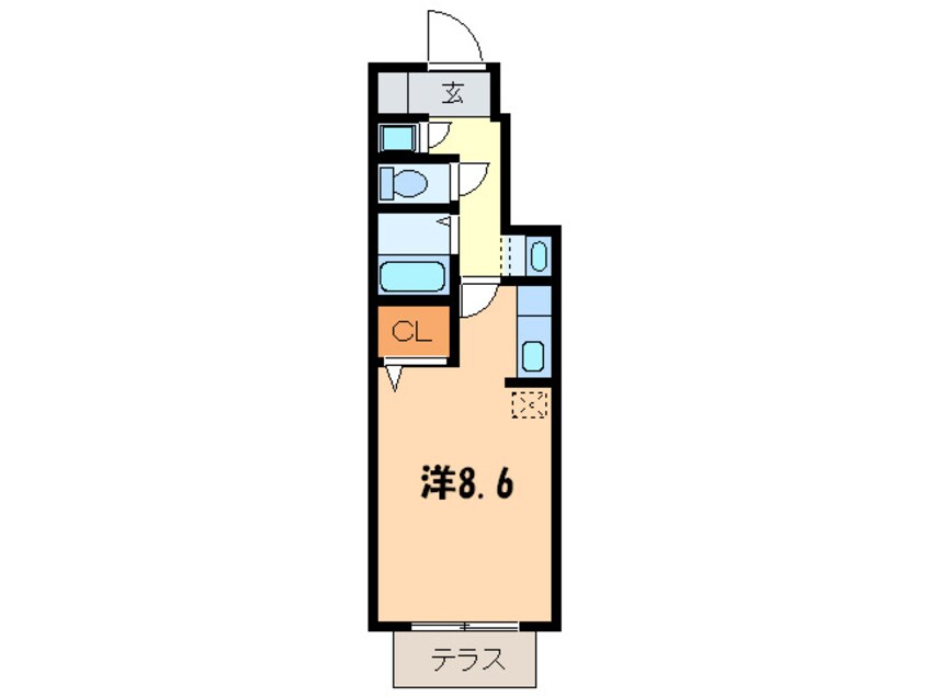 間取図 アジロガ－デン