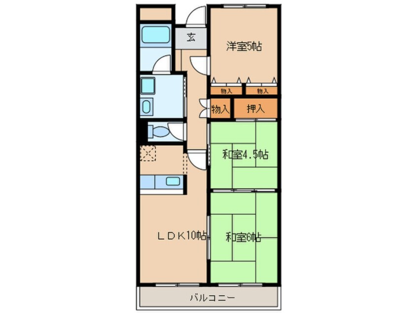 間取図 Esperanza Nishimura