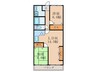 マンハイム山科（６０２） 2LDKの間取り
