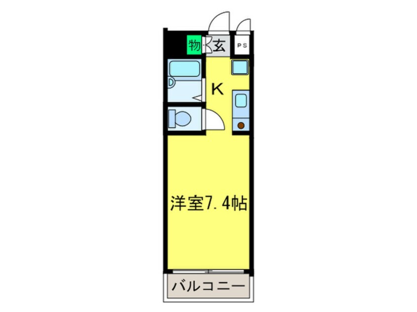 間取図 ハーベストグリーン