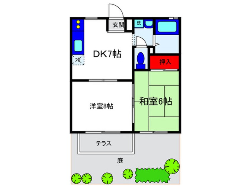 間取図 コ－ト豊中