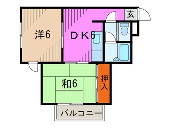 間取図 サンパレス２１中筋山手