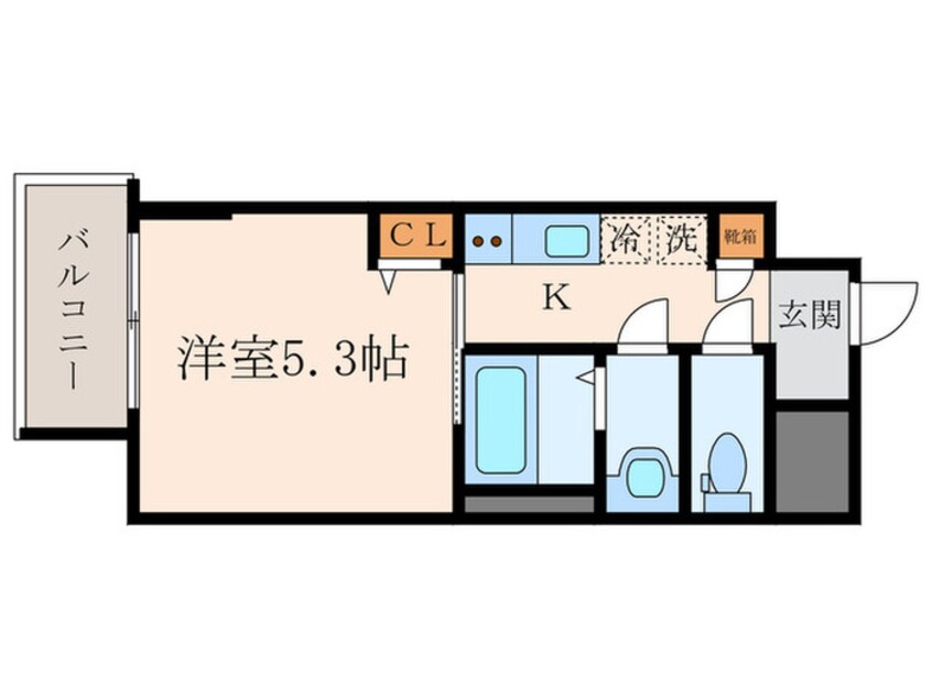 間取図 フォーリアライズ昭和南通Ⅰ