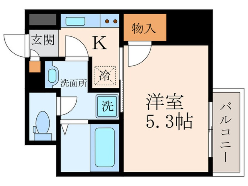 間取図 フォーリアライズ昭和南通Ⅰ