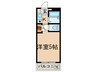 TOBELIVINGSAWADA 1Kの間取り
