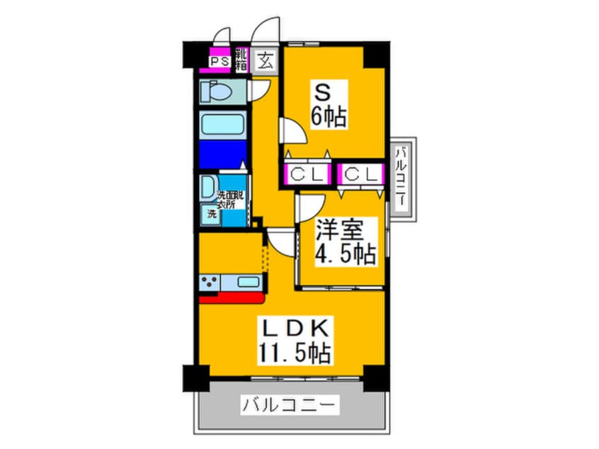 間取図 ワンズレジデンス北野田