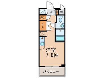 間取図 エスリ－ド御堂筋梅田(207)