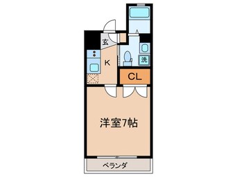 間取図 THEGARNETSUITE RESIDENCE西院Ⅰ