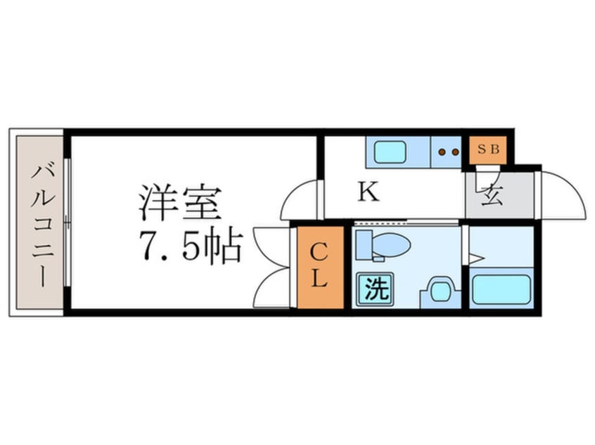 間取図 THEGARNETSUITE RESIDENCE西院Ⅰ