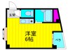 紅屋町グリ－ンハイツ 1Rの間取り