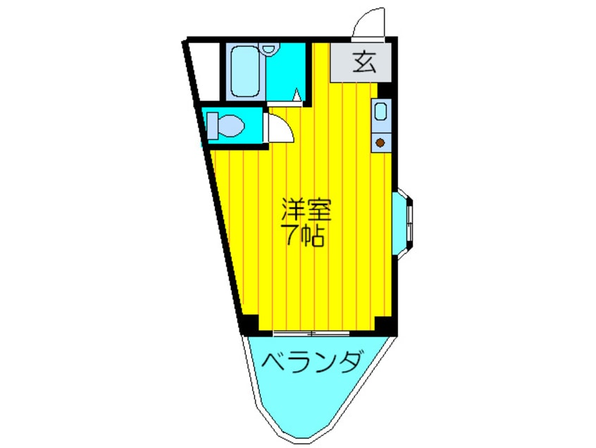 間取図 紅屋町グリ－ンハイツ