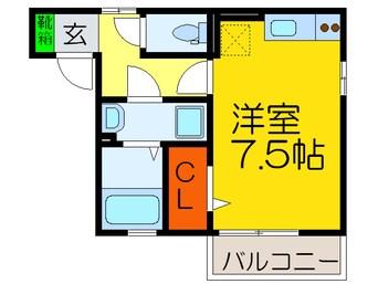 間取図 セジュ－ルエルグリ－ン