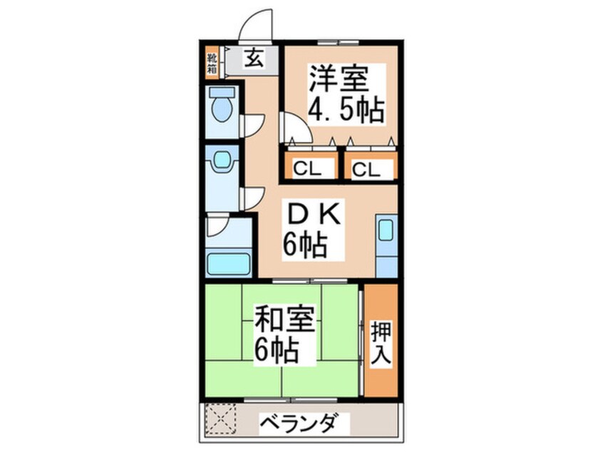 間取図 新栄プロパティー島泉