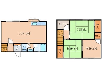 間取図 ハイツヨシダ